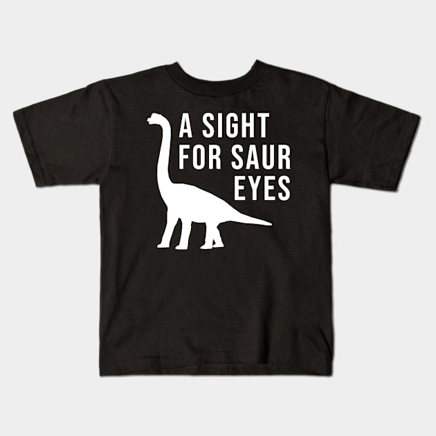 A sight for saur eyes Kids T-Shirt by wondrous